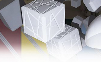 Басовые ловушки Echocor кубы в интерьере